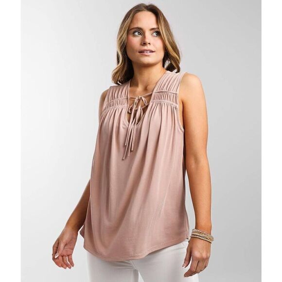 Buckle Black Mauve Dusty Rose Smoothing Shaping Tank Top Small - Picture 8 of 10